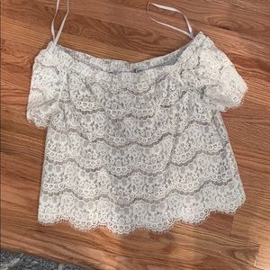 Off the shoulder shirt